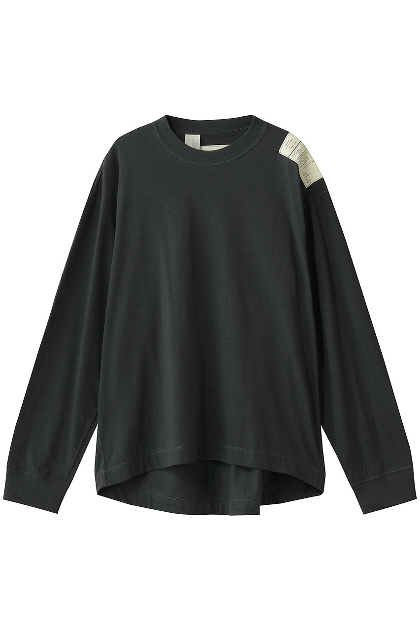 N.ハリウッド/N.HOOLYWOODの【MEN】【EXCANGE SERVICE】ロングスリーブ Tシャツ(チャコール/9262-CS07-026)