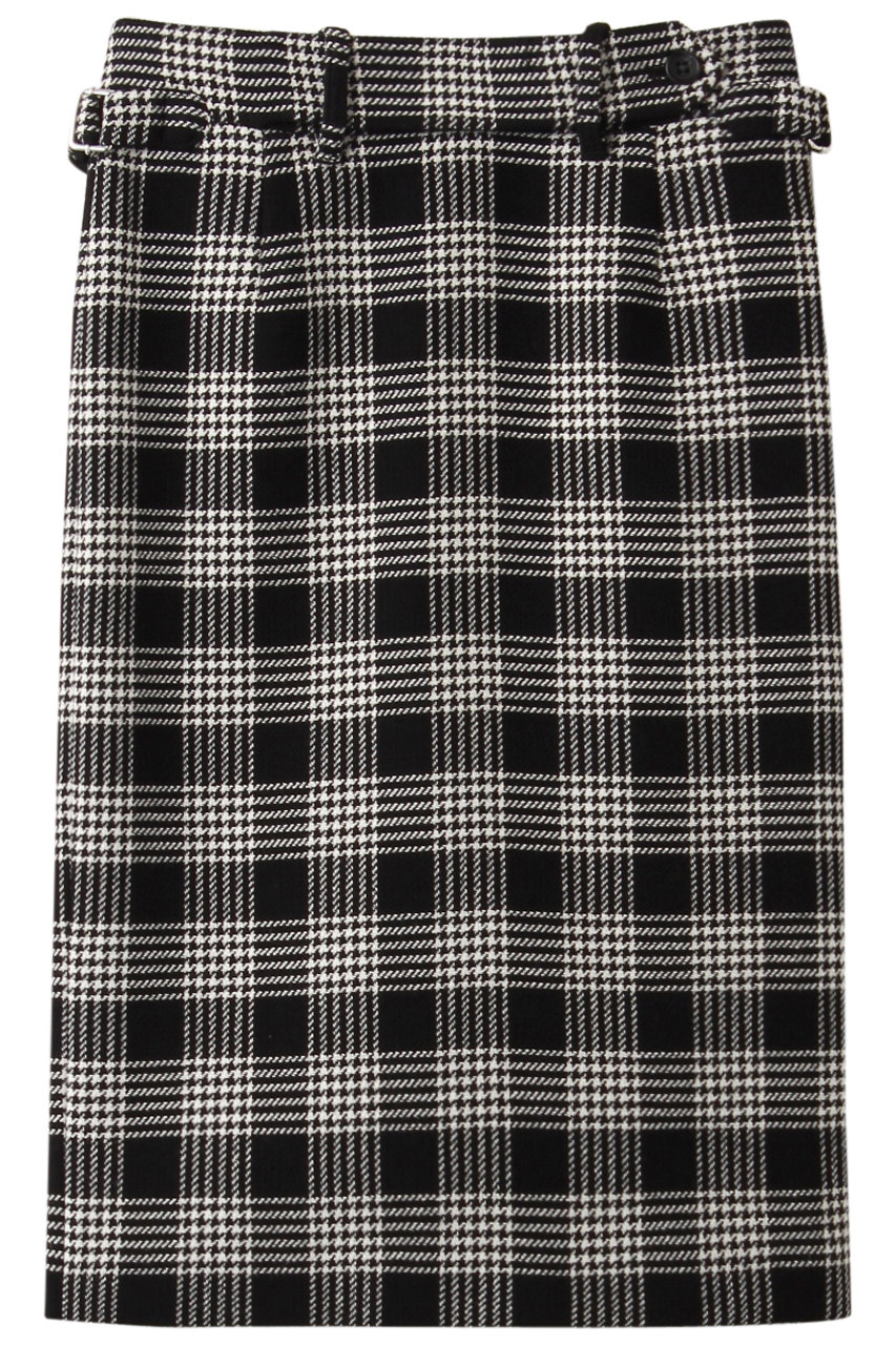 SALE 【50%OFF】 RED VALENTINO レッド ヴァレンティノ チェックタイトスカート ブラック