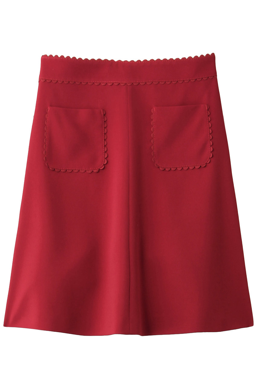 SALE 【40%OFF】 RED VALENTINO レッド ヴァレンティノ ストレッチスカート ディープレッド