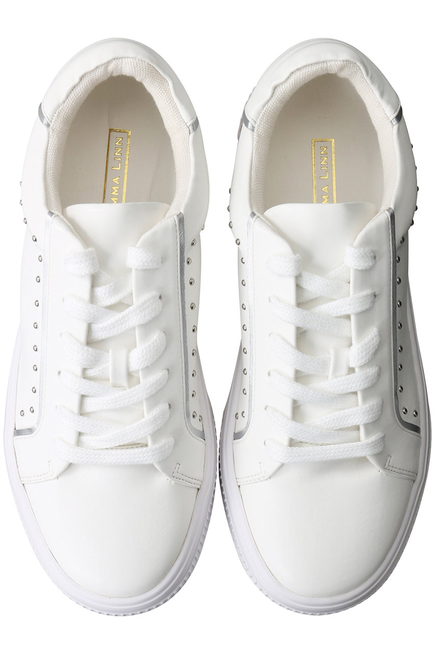 Daniella Gemma ダニエラ ジェマ スタッズスニーカー ホワイト の通販 Elleshop エル ショップ