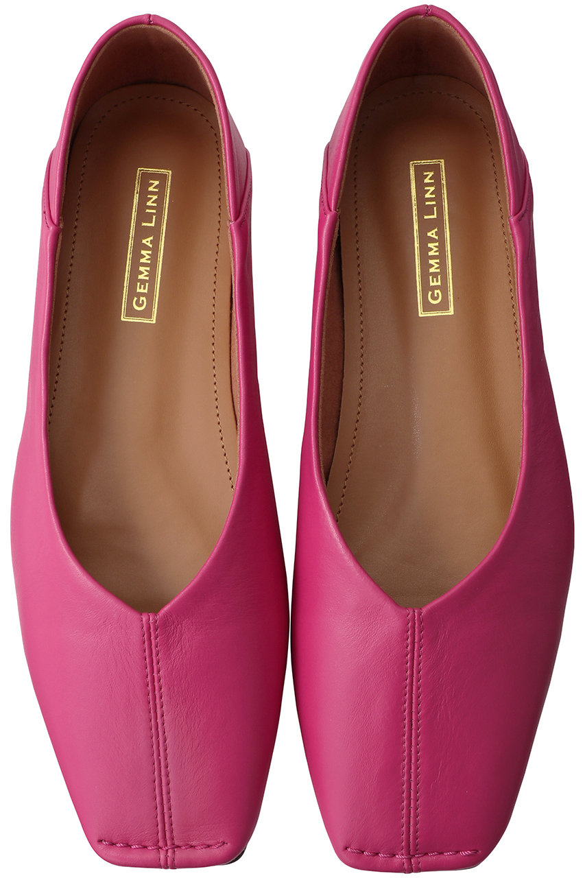 ピンクのフラットシューズ - 靴