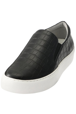 ダニエラ＆ジェマ/Daniella & GEMMAの【レイン対応】クロコ型押しスリッポン(130500/130501)