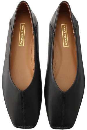 ダニエラ＆ジェマ/Daniella & GEMMAのトゥステッチフラットシューズ(130400/130401)