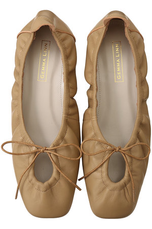 ダニエラ＆ジェマ/Daniella & GEMMAの【AKIKO KIZU×Daniella and GEMMA】ギャザーバレエシューズ(130400/130401)