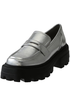 ダニエラ＆ジェマ/Daniella & GEMMAの【レイン対応】ボリュームソールスクエアローファー(130400/130403)