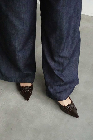 36/TheFormalパンプス □ラウンドトゥパンプス【3E】 (IM002A) | I.M.G.N(オレンジ