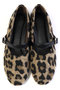 ラウンドトゥベルトフラットシューズ ダニエラ＆ジェマ/Daniella & GEMMA レオパード