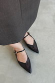 ポインテッドスリングバックパンプス