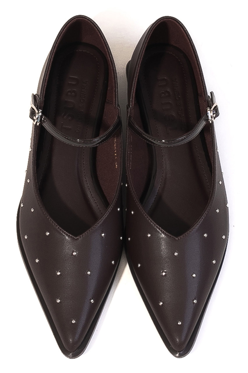 ダニエラ＆ジェマ/Daniella & GEMMAの【予約販売】【TSUBU】ポインテッドメリージェーンパンプス(ダークブラウン/GE26171)