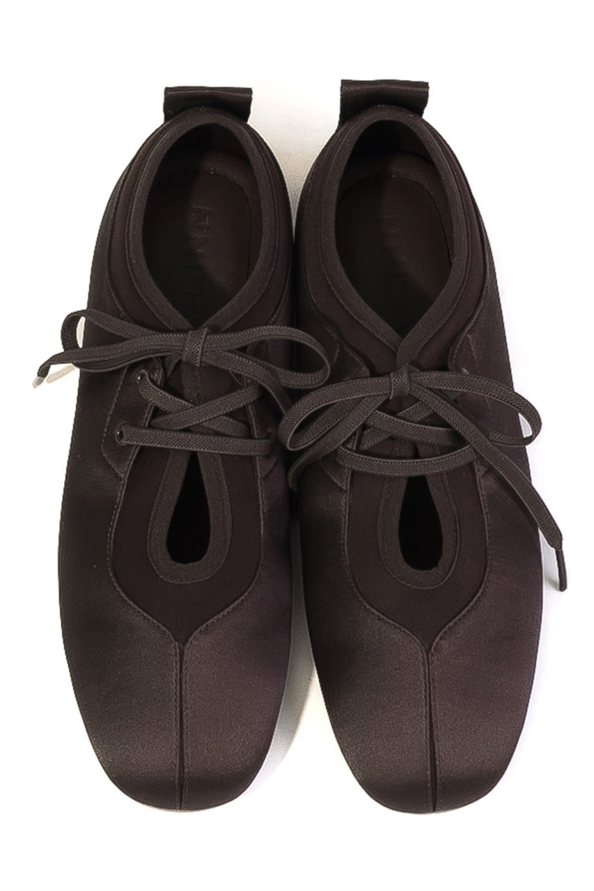 ダニエラ＆ジェマ/Daniella & GEMMAの【予約販売】バレエスニーカー(ダークブラウンサテン/GE25457)