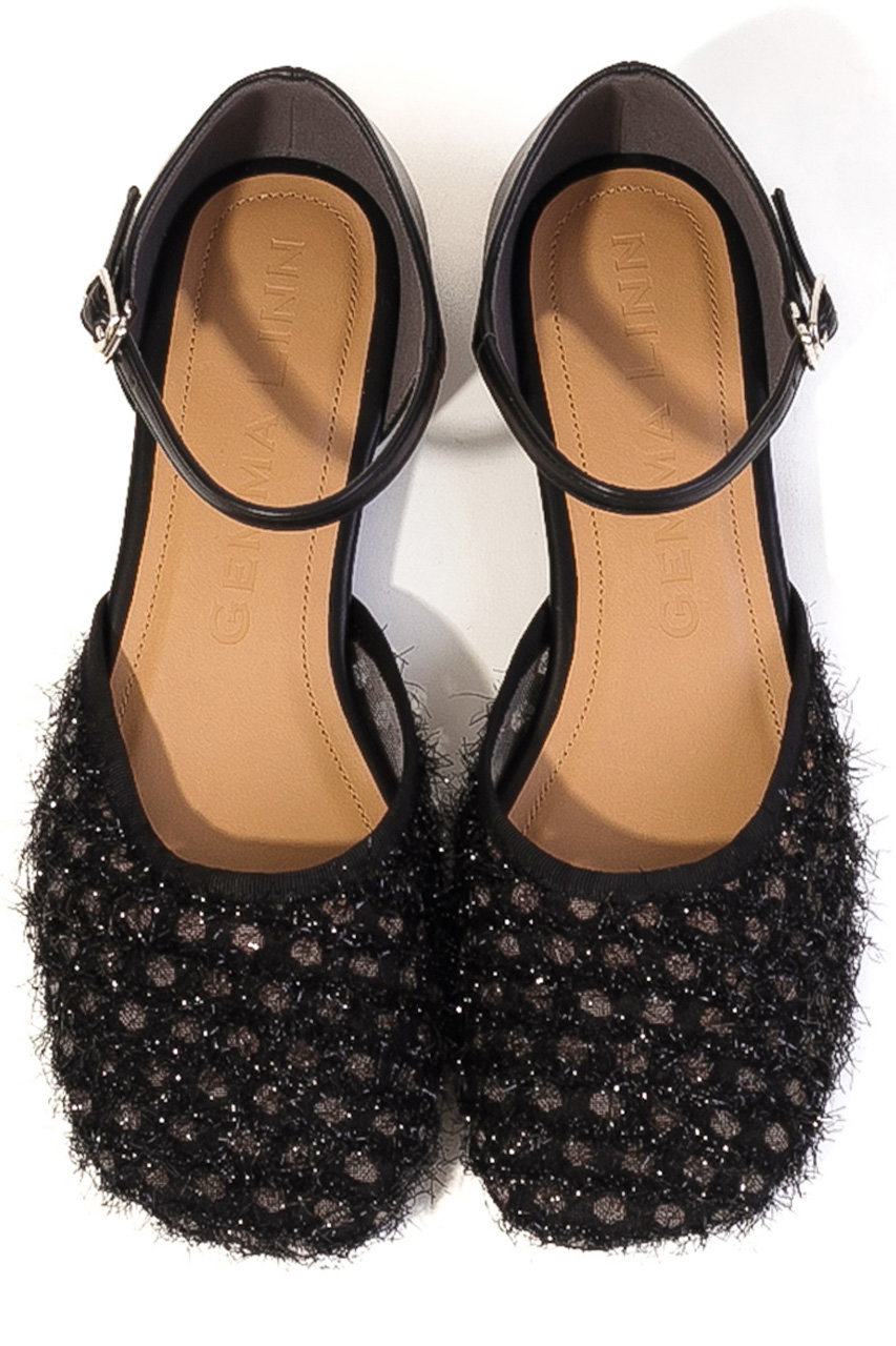 ダニエラ＆ジェマ/Daniella & GEMMAの【予約販売】スクエアラウンドセパレートパンプス(ブラック生地/GE26274)