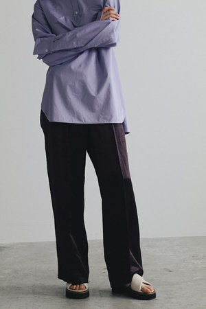 サテンリラックスパンツ