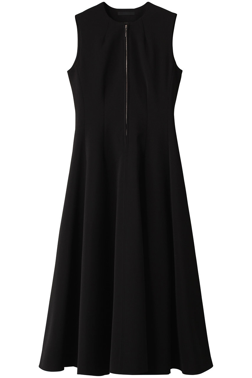 CINOH BLACK FORMAL フレア イブニングドレス (ブラック, 36) チノ ELLE SHOP