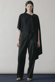 BLACK FORMAL ドレープブラウス