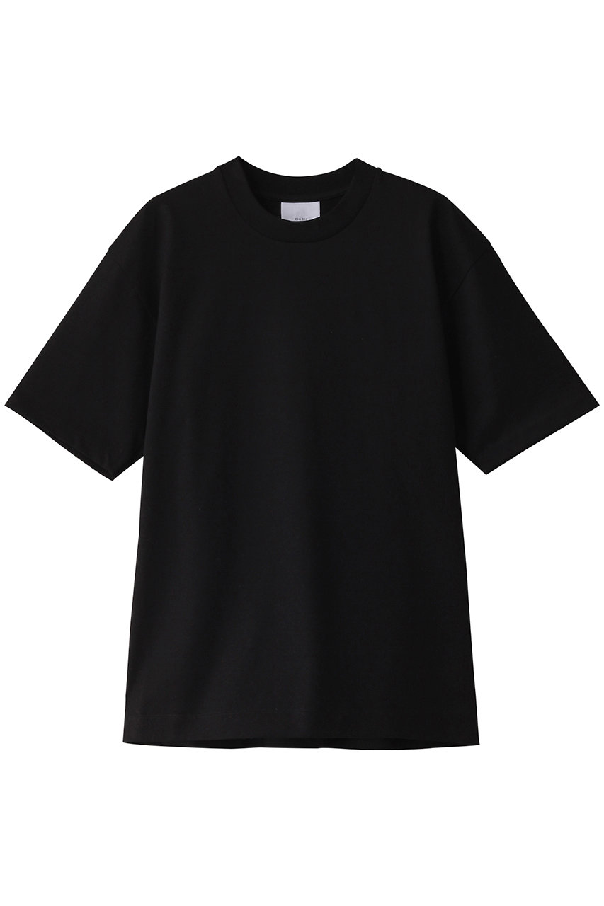 CINOH 【MEN】REFINA ベーシック Tシャツ (ブラック, 48) チノ ELLE SHOP