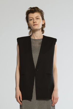 CINOH ロングベスト　ジレ　美品 CINOH｜チノのベスト・ジレ（ジャケット）通販｜ELLE SHOP (エル