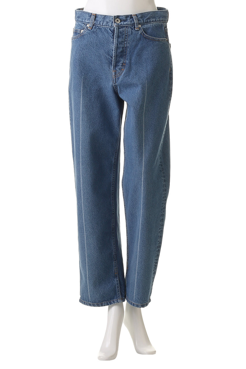 CINOH(チノ)｜デニムクリースパンツ/ミッドブルー の通販｜ELLESHOP