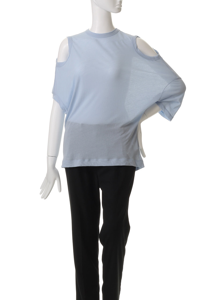 CINOH(チノ)｜SHEF オープンショルダーTシャツ/サックス の通販