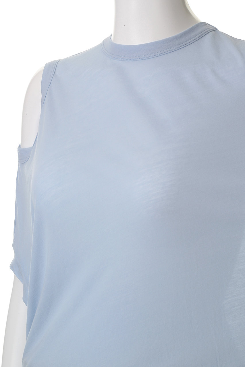 CINOH(チノ)｜SHEF オープンショルダーTシャツ/サックス の通販