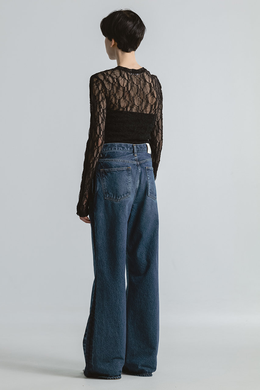 hi⭐︎様ご購入専用　chimala UNISEX CROPPED CHINO CINOH(チノ)｜ジャージー レース クルー ネック Tシャツ