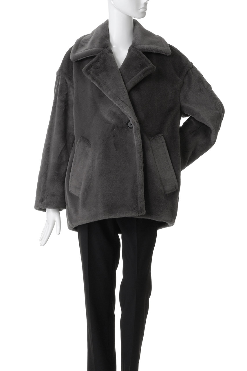 CINOH(チノ)｜BOA ミドル コート/グレー の通販｜ELLESHOP・(エル