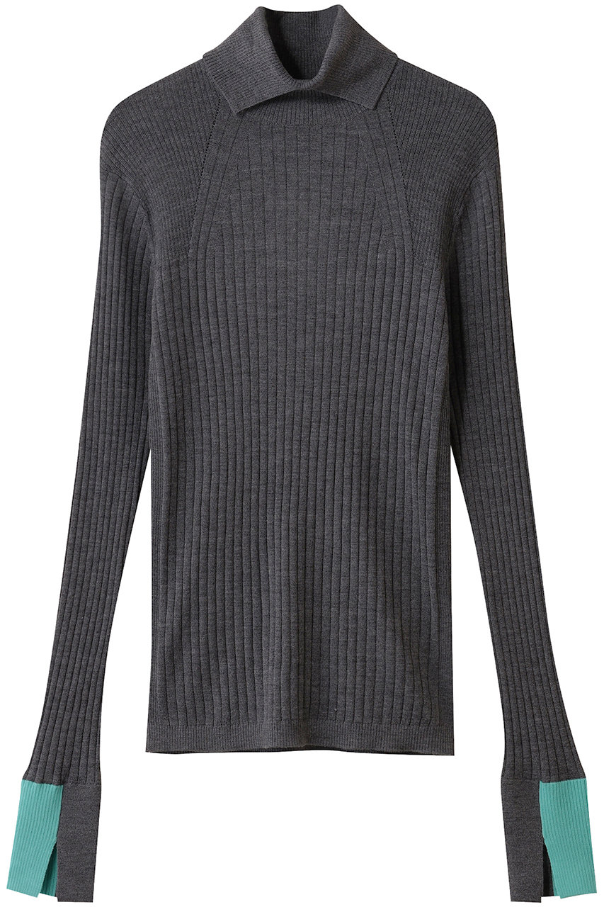 タートル ネック タイト ニット