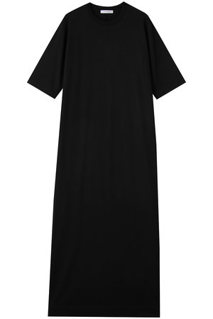 チノ/CINOHのBACK-VENT ジャージー ドレス(110500/110503)