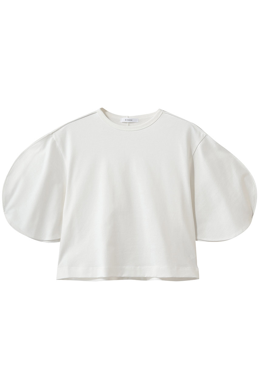 チノ/CINOHのREFINA enso 円相 クロップド プルオーバー(オフホワイト/E-40-032)