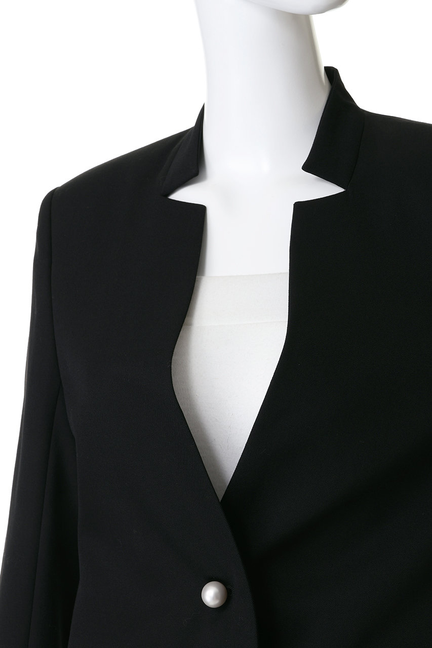 CINOH(チノ)｜【BLACK FORMAL】RAISED ノッチ ジャケット/ブラック