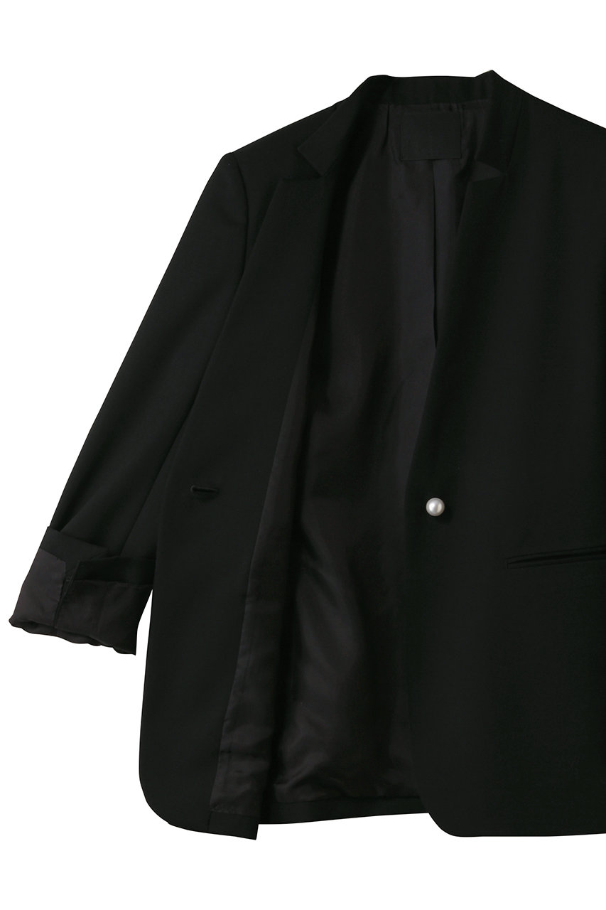 CINOH(チノ)｜【BLACK FORMAL】RAISED ノッチ ジャケット/ブラック