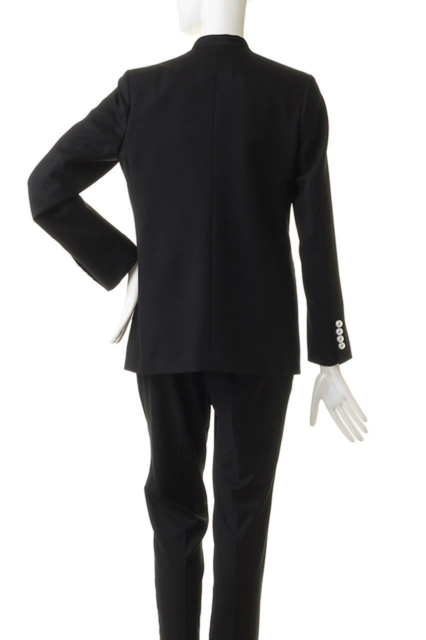 CINOH(チノ)｜【BLACK FORMAL】ノーカラー ジャケット/ブラック/パール