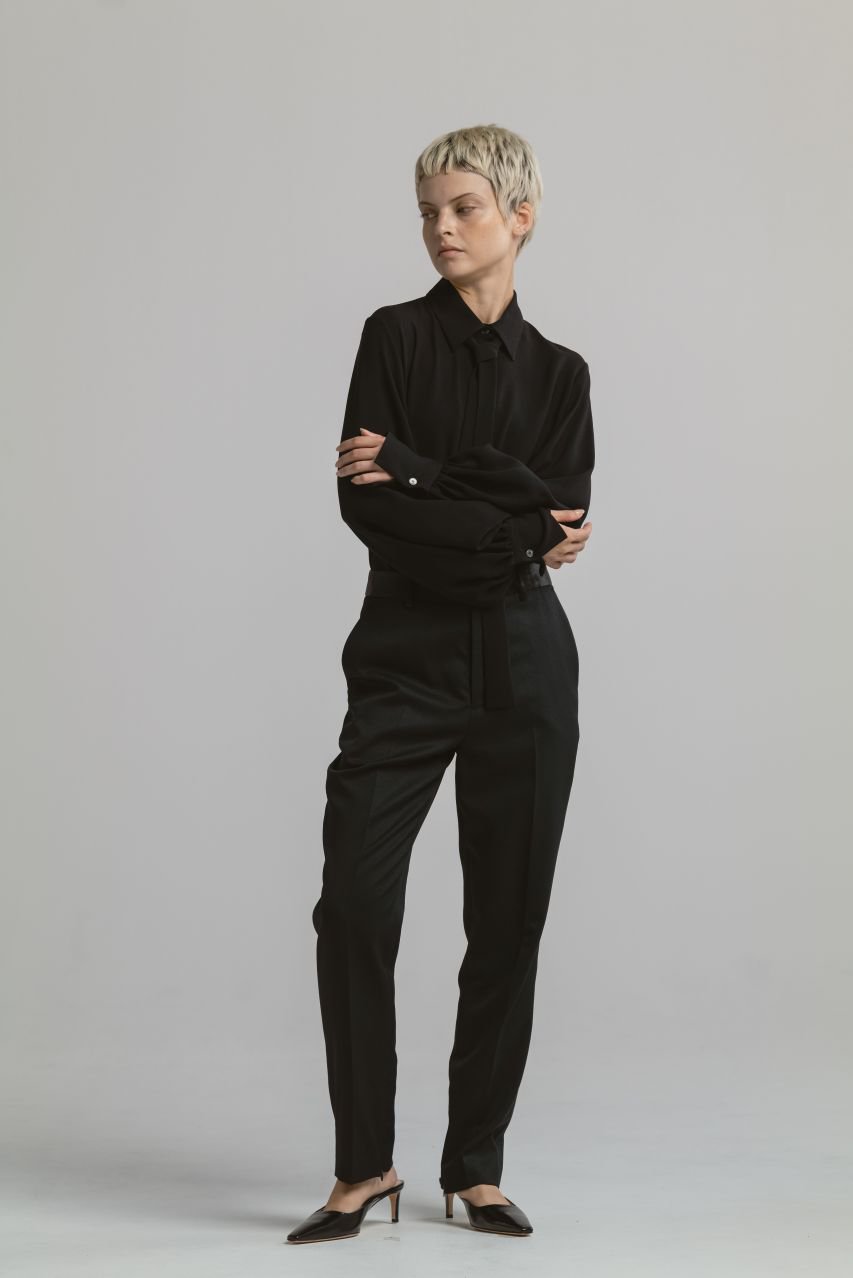 【BLACK FORMAL】インサイド ジップ パンツ