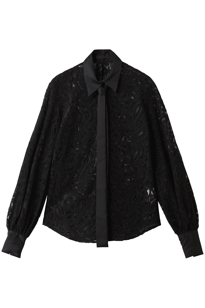 【BLACK FORMAL】レース ボウタイ シャツ