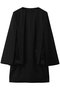 【BLACK FORMAL】スリット スリーブ チュニックドレス チノ/CINOH ブラック