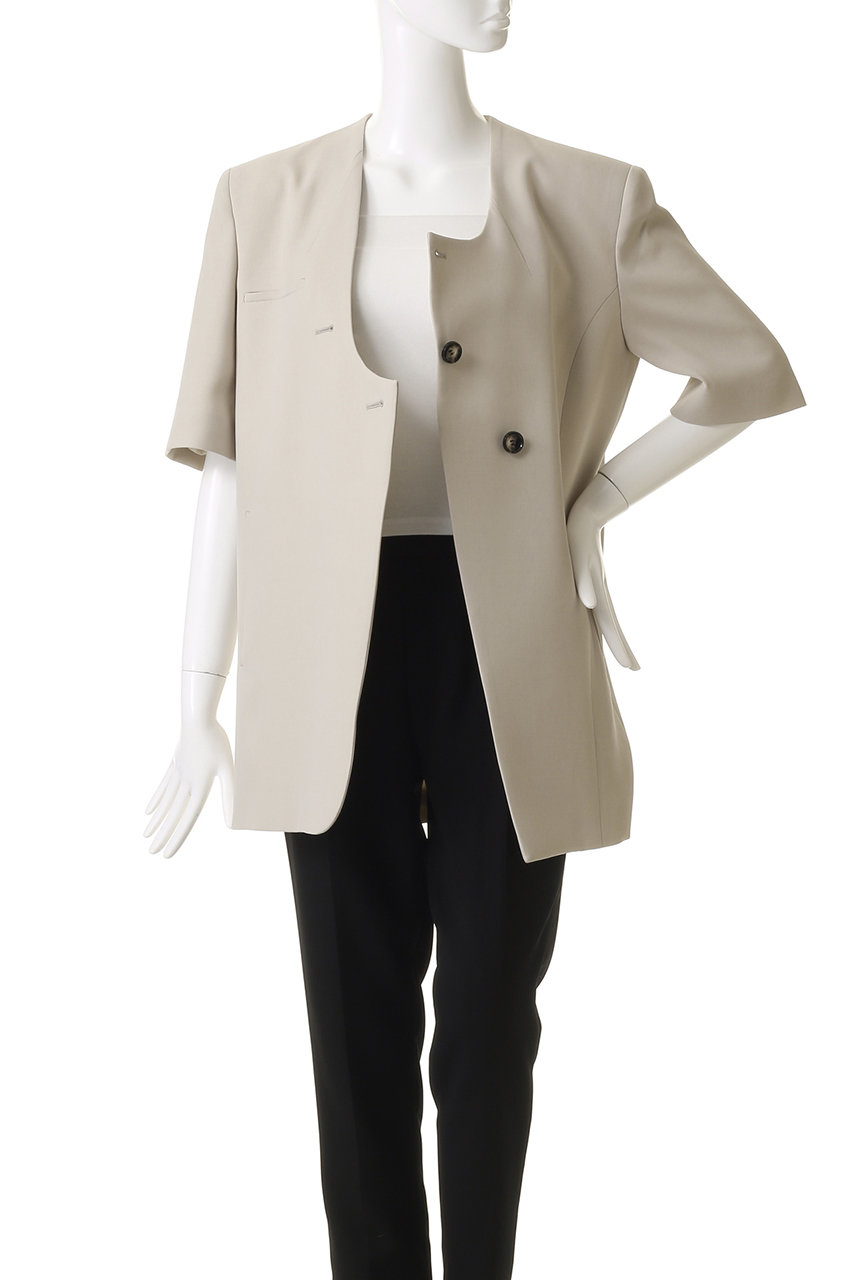 ⭐️すん　アキラナカ　リネンジャケット Sesilia linen JK WH | AKIRANAKA (Women