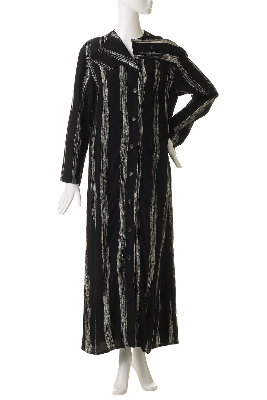 AKIRANAKA(アキラナカ)｜Stitch ストライプ ドレス/ブラック の