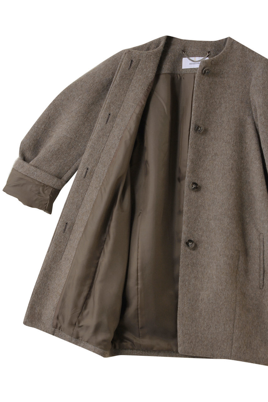 AKIRANAKA(アキラナカ)｜Gladys コート/ベージュ の通販｜ELLESHOP
