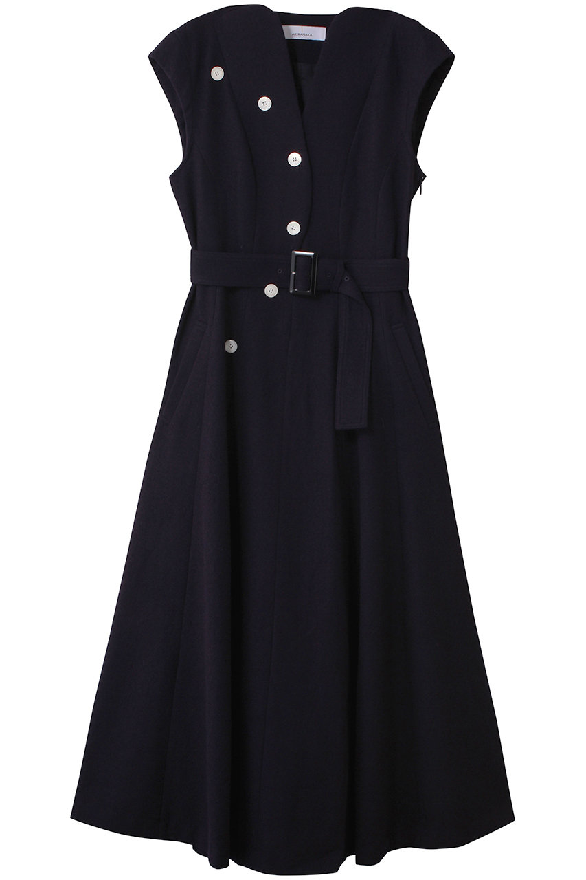 AKIRANAKA Sesilia ドレス (ネイビー, 2) アキラナカ ELLE SHOP AKIRANAKA Sesilia ドレス (ネイビー, 2) アキラナカ ELLE SHOP