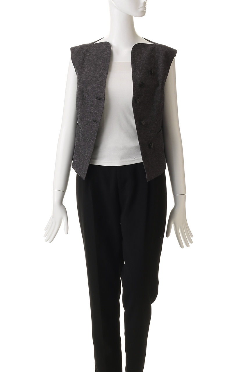 AKIRANAKA(アキラナカ)｜Sesilia ベスト/ブラック の通販｜ELLESHOP