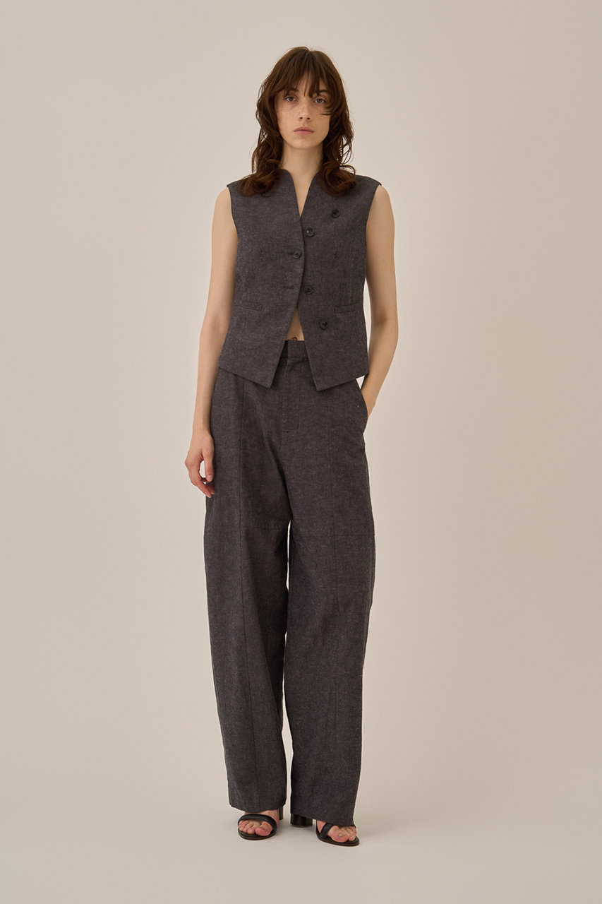 AKIRANAKA(アキラナカ)｜Sesilia ベスト/ブラック の通販｜ELLESHOP