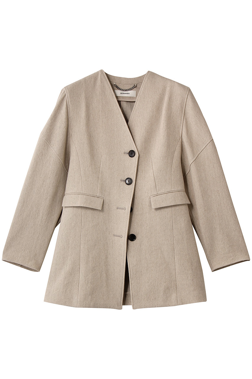 AKIRANAKA(アキラナカ)｜Helene コットンリネン ジャケット/ベージュ
