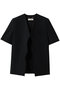 Teodora ハーフスリーブ ジャケット アキラナカ/AKIRANAKA ブラック