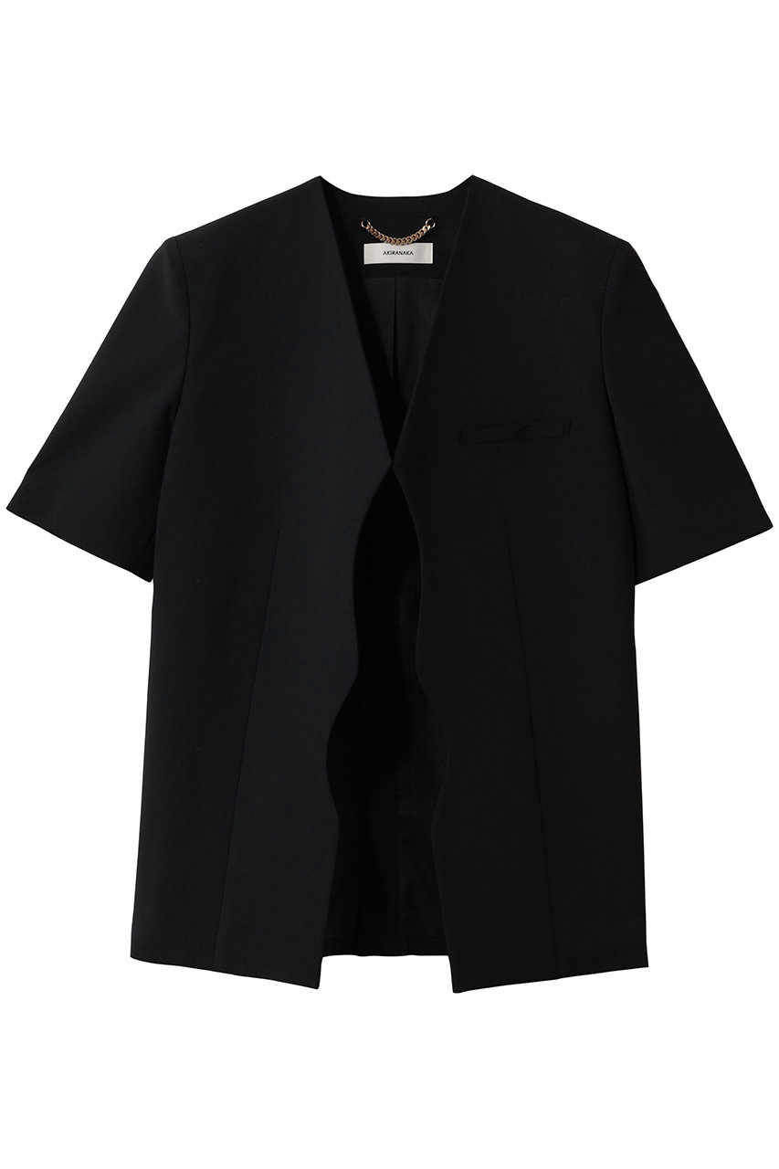 アキラナカ/AKIRANAKAのTeodora ハーフスリーブ ジャケット(ブラック/AR2637-GY)