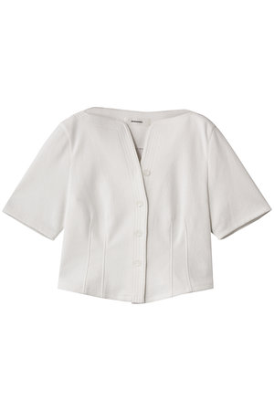 アキラナカ/AKIRANAKAのSesilia ジャージー ショートスリーブシャツ(110400/110402)