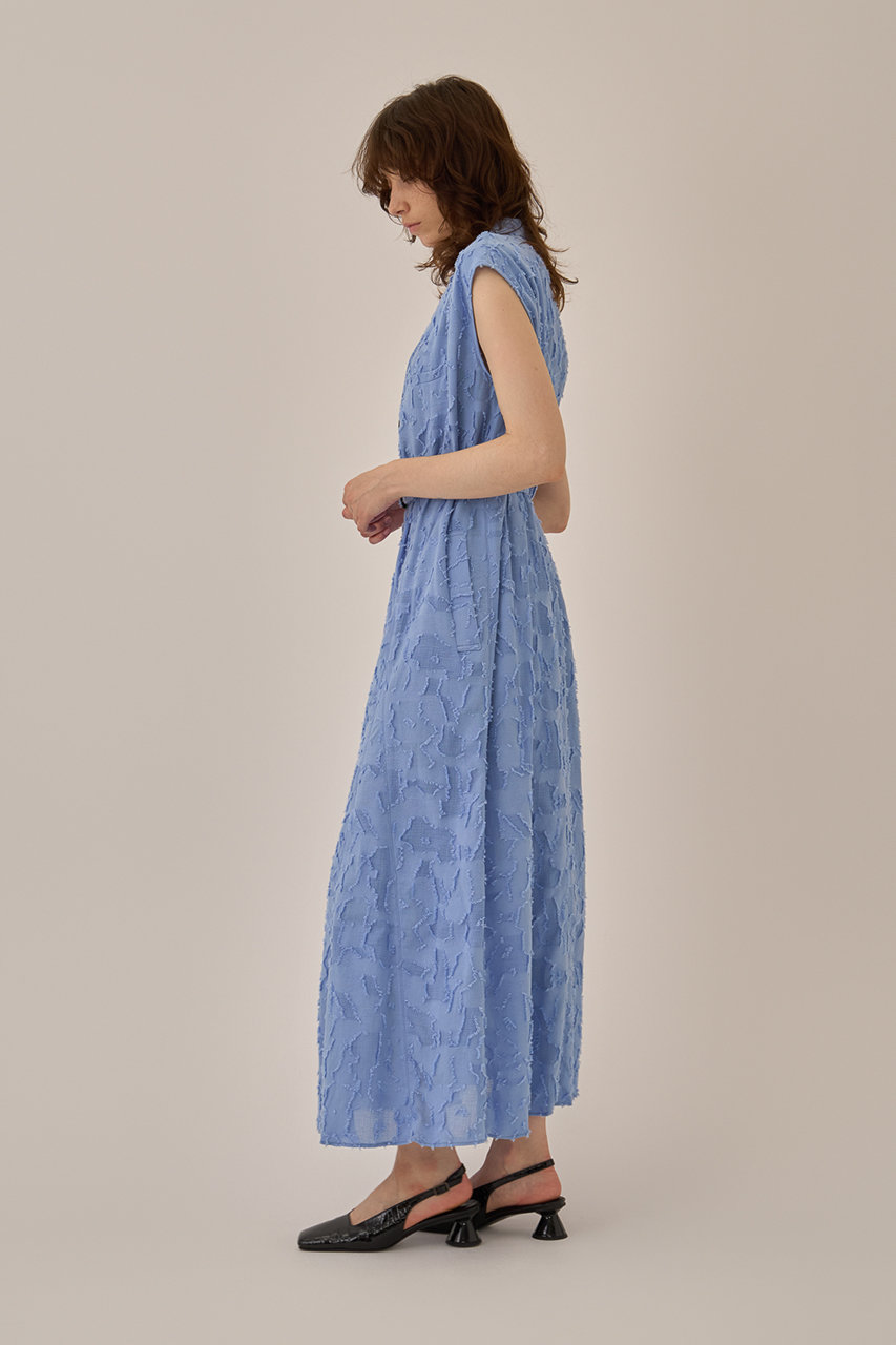 AKIRANAKA(アキラナカ)｜Block フラワー ドレス/ブルー の通販