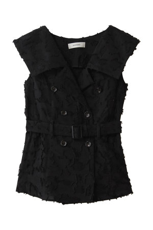 アキラナカ/AKIRANAKAのBlock フラワー シャツジレ