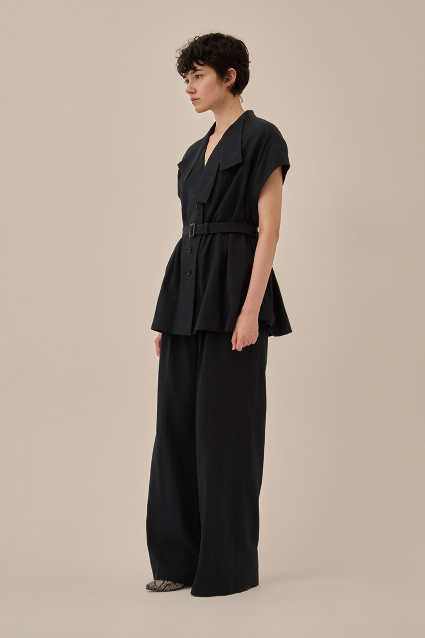 AKIRANAKA(アキラナカ)｜Rachele シャツ/ネイビー の通販｜ELLESHOP