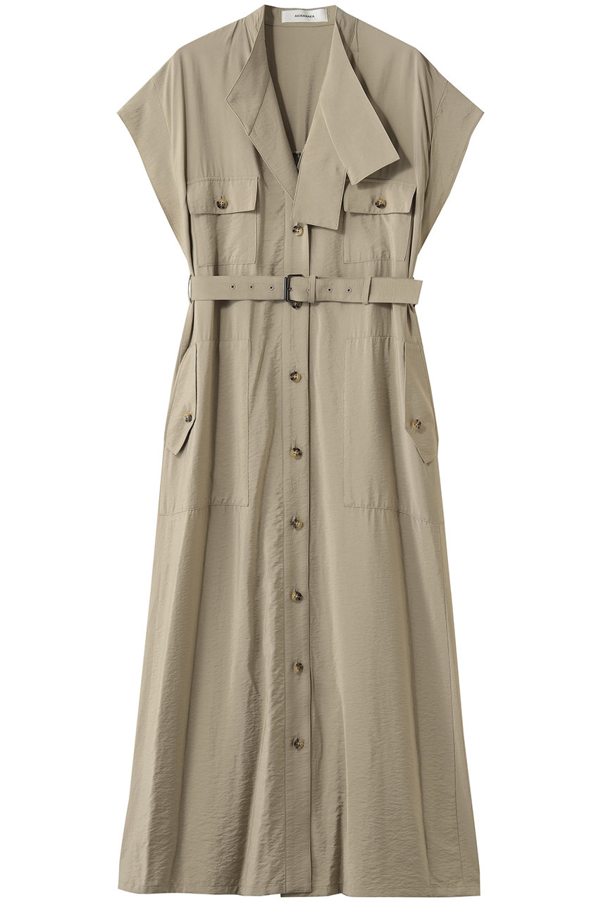 アキラナカ/AKIRANAKAのRachele ドレス(ベージュ/AS2627-BK)