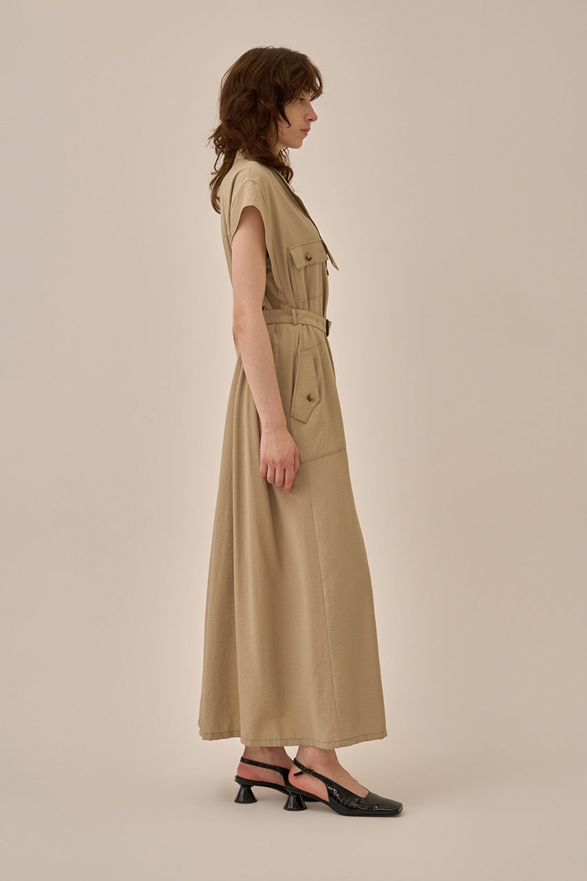 AKIRANAKA(アキラナカ)｜Rachele ドレス/ベージュ の通販｜ELLESHOP