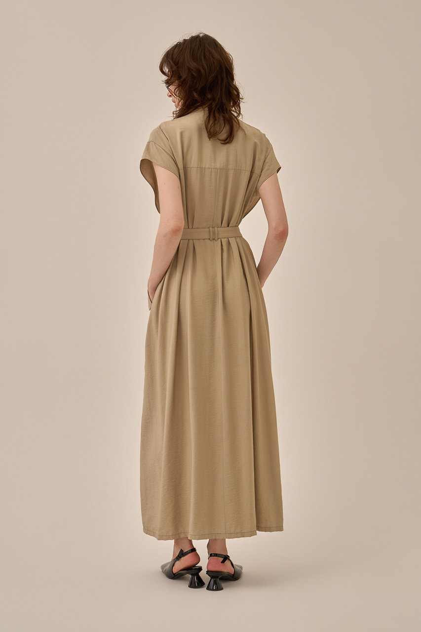 AKIRANAKA(アキラナカ)｜Rachele ドレス/ベージュ の通販｜ELLESHOP